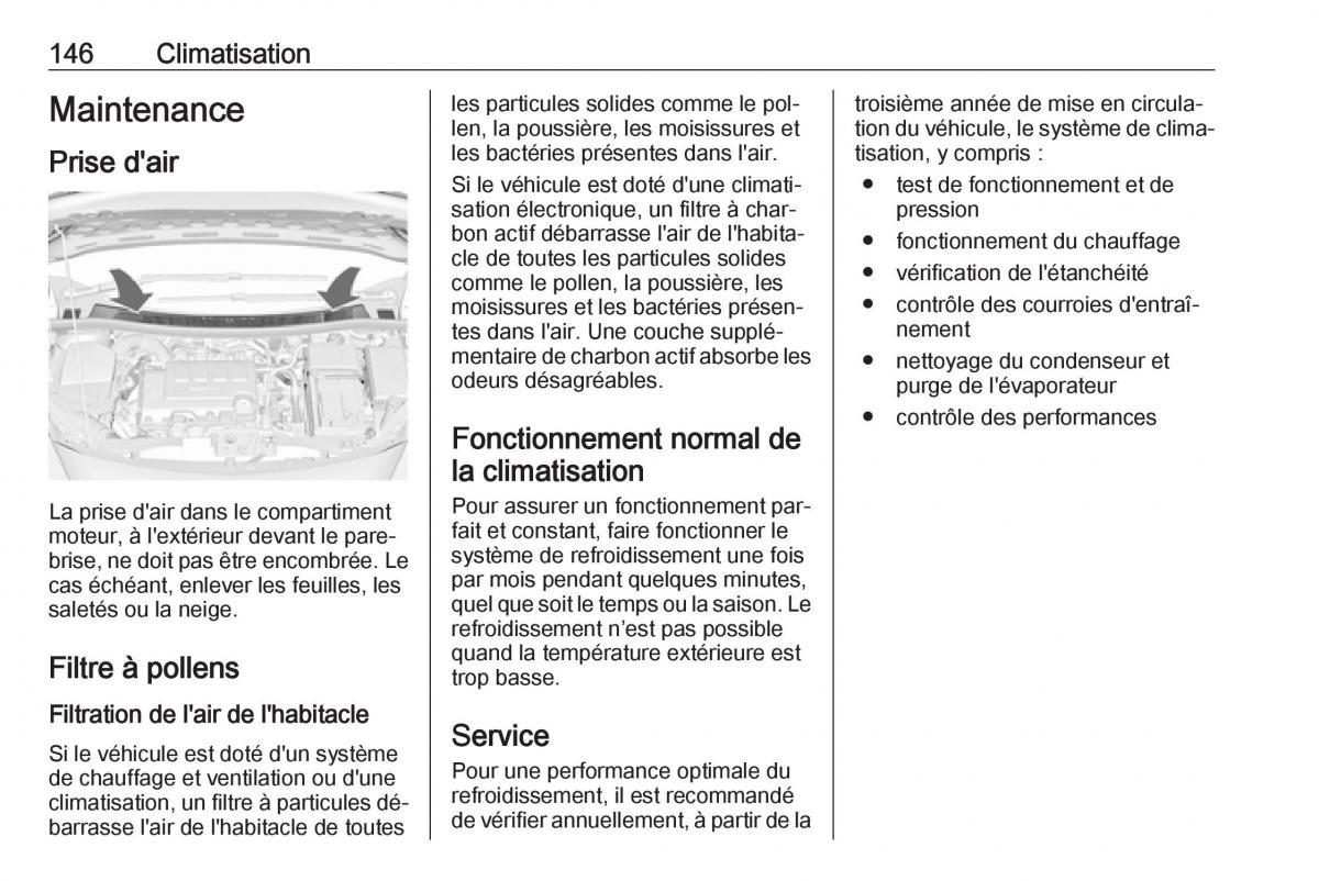 manual Opel Meriva B FL manuel du proprietaire / page 148