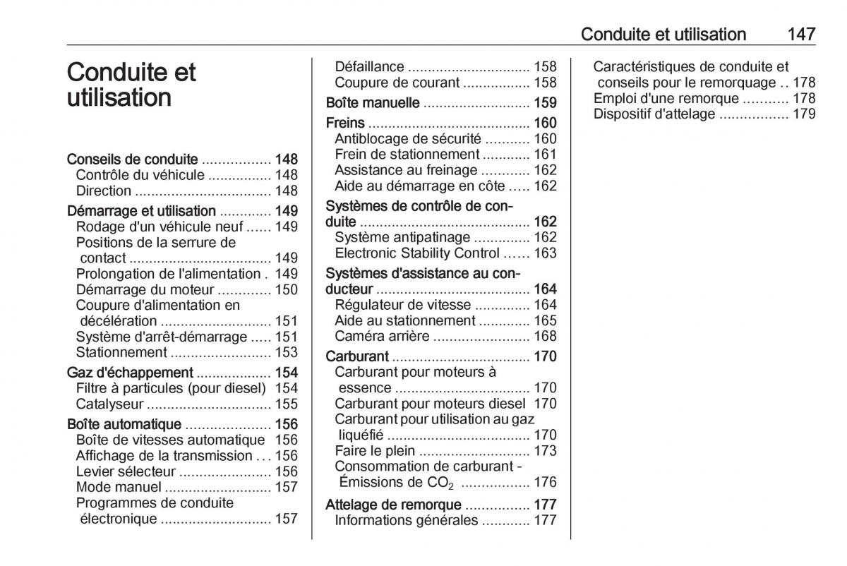 manual Opel Meriva B FL manuel du proprietaire / page 149