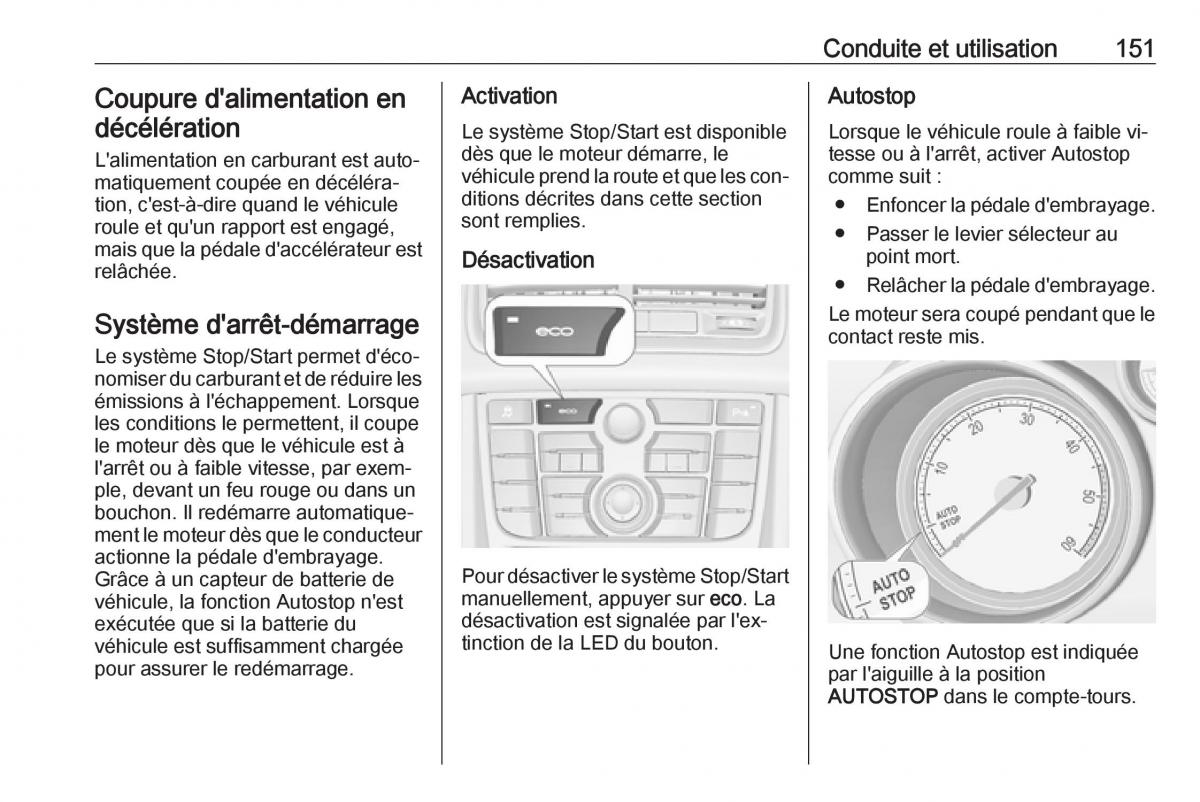 manual Opel Meriva B FL manuel du proprietaire / page 153