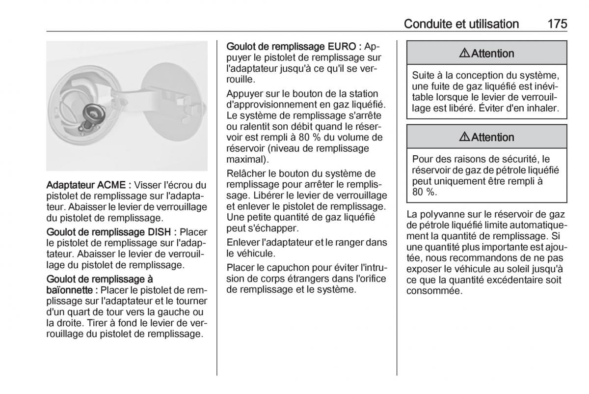 manual Opel Meriva B FL manuel du proprietaire / page 177