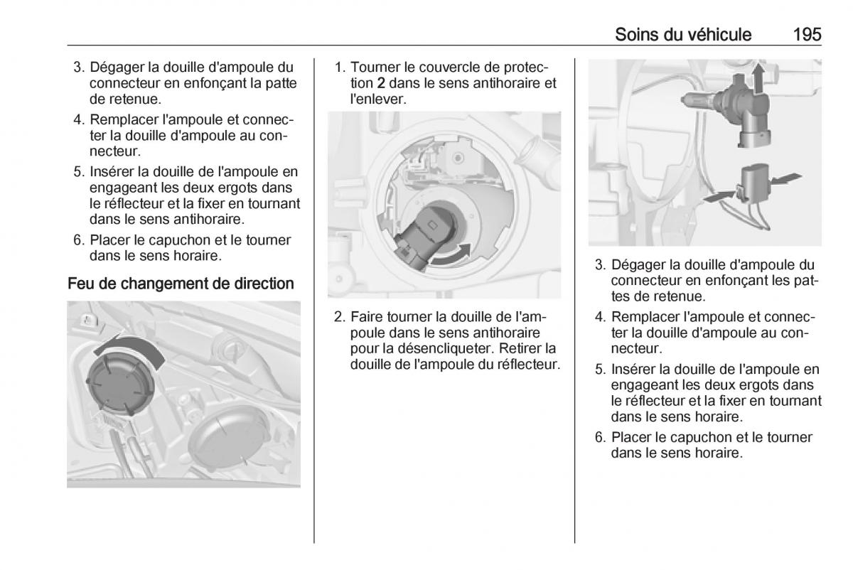 manual Opel Meriva B FL manuel du proprietaire / page 197