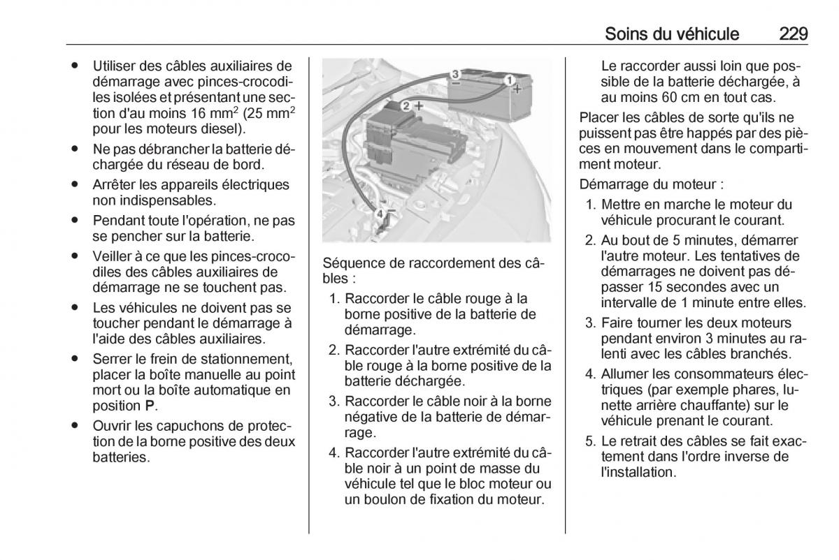 manual Opel Meriva B FL manuel du proprietaire / page 231