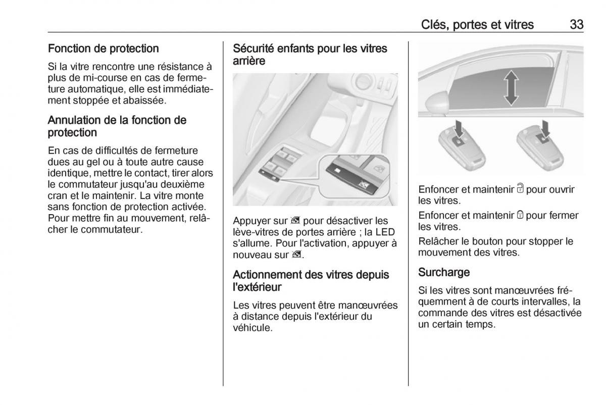 Opel Meriva B FL manuel du proprietaire / page 35