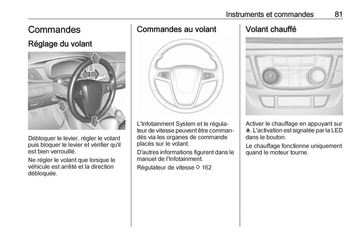 Opel Mokka X manuel du proprietaire / page 83