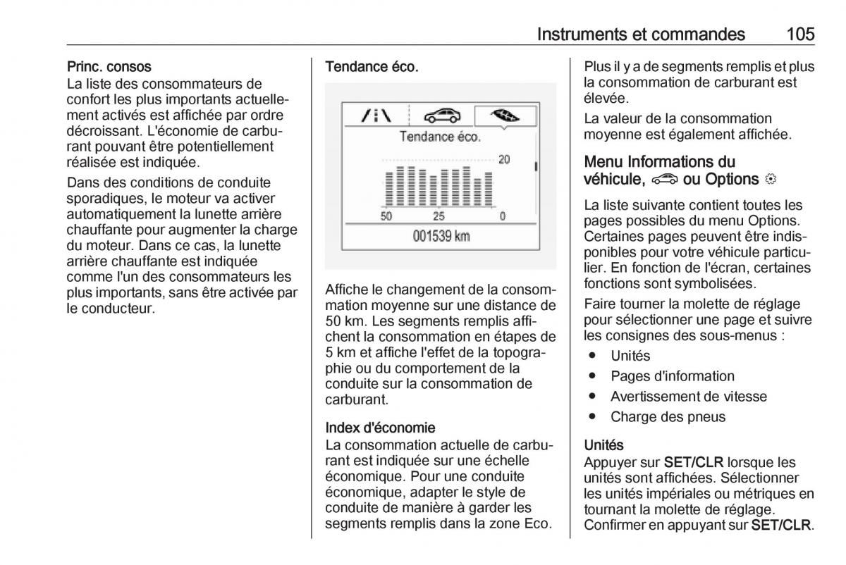 Opel Mokka X manuel du proprietaire / page 107