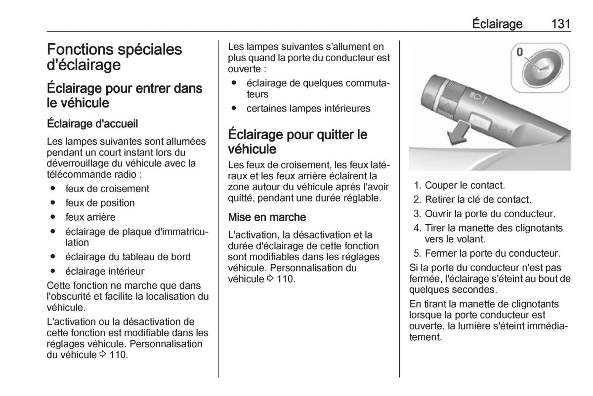 Opel Mokka X manuel du proprietaire / page 133