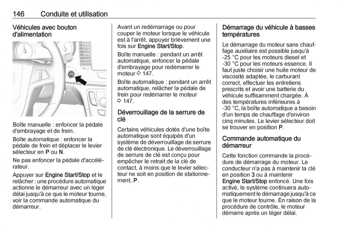 Opel Mokka X manuel du proprietaire / page 148