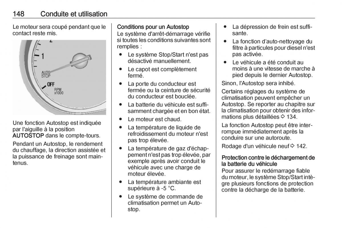 Opel Mokka X manuel du proprietaire / page 150