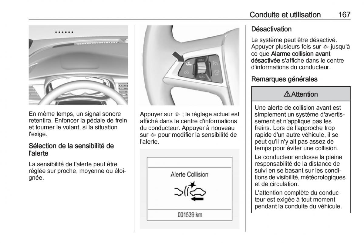 Opel Mokka X manuel du proprietaire / page 169