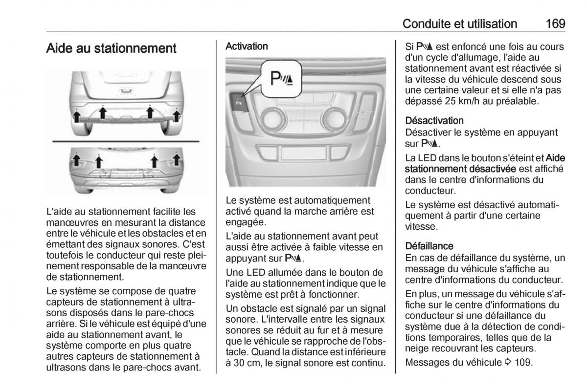 Opel Mokka X manuel du proprietaire / page 171