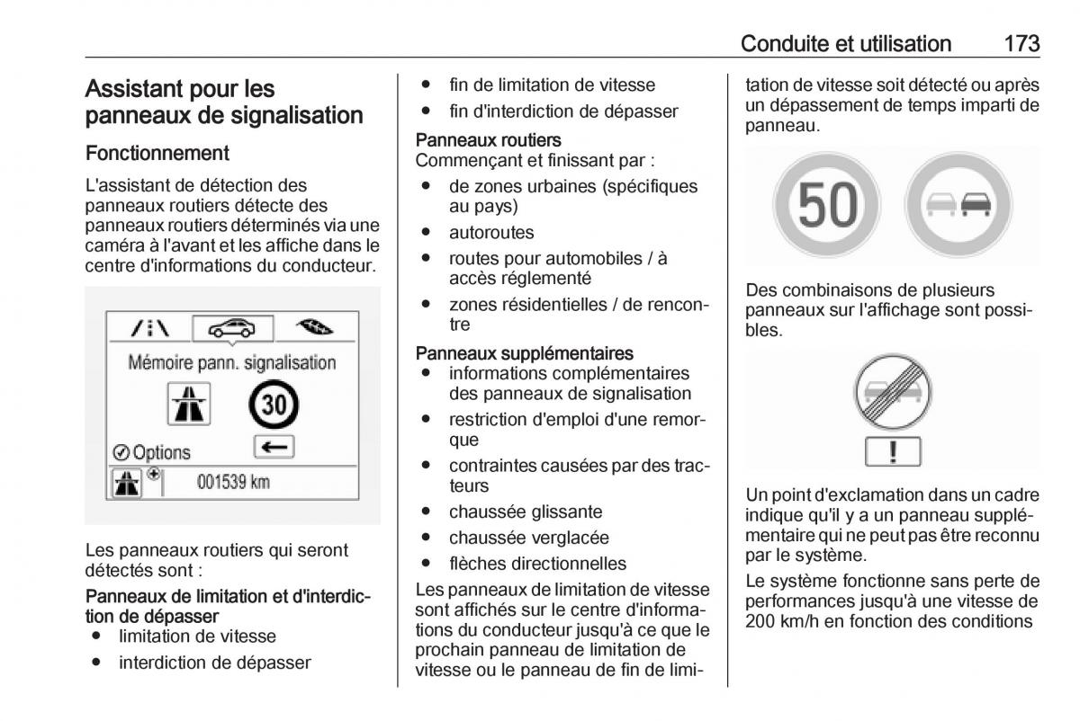 Opel Mokka X manuel du proprietaire / page 175