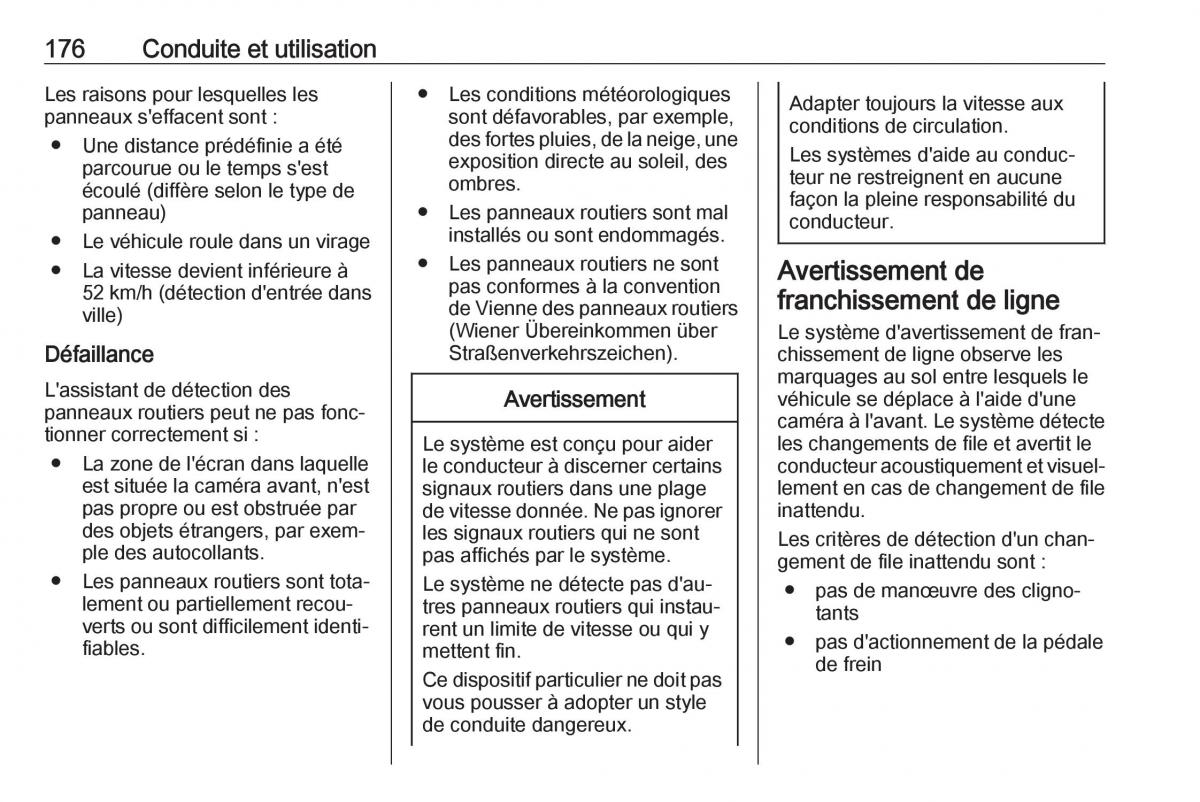 Opel Mokka X manuel du proprietaire / page 178