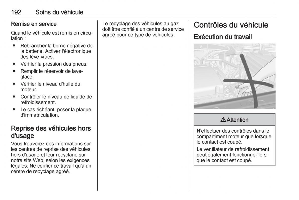 Opel Mokka X manuel du proprietaire / page 194