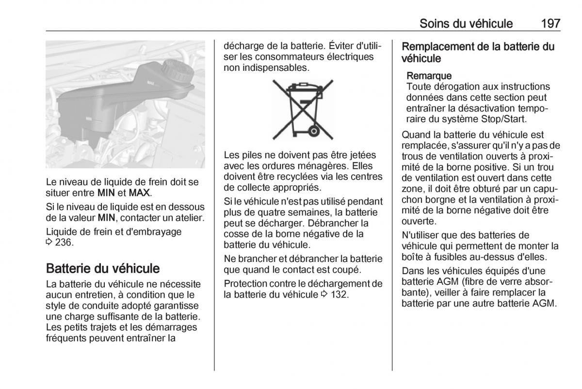 Opel Mokka X manuel du proprietaire / page 199