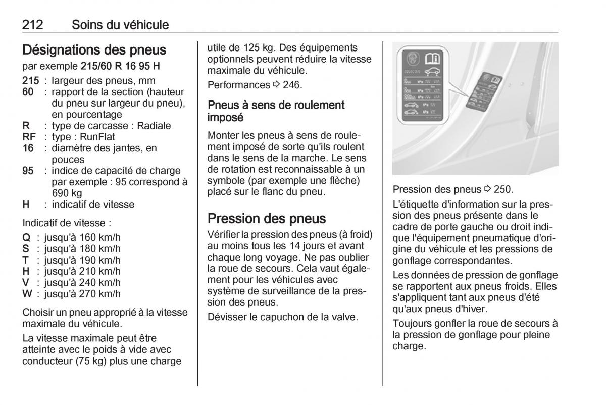 Opel Mokka X manuel du proprietaire / page 214