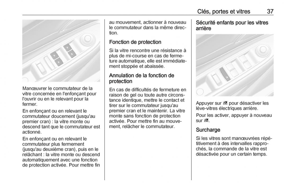 Opel Mokka X manuel du proprietaire / page 39