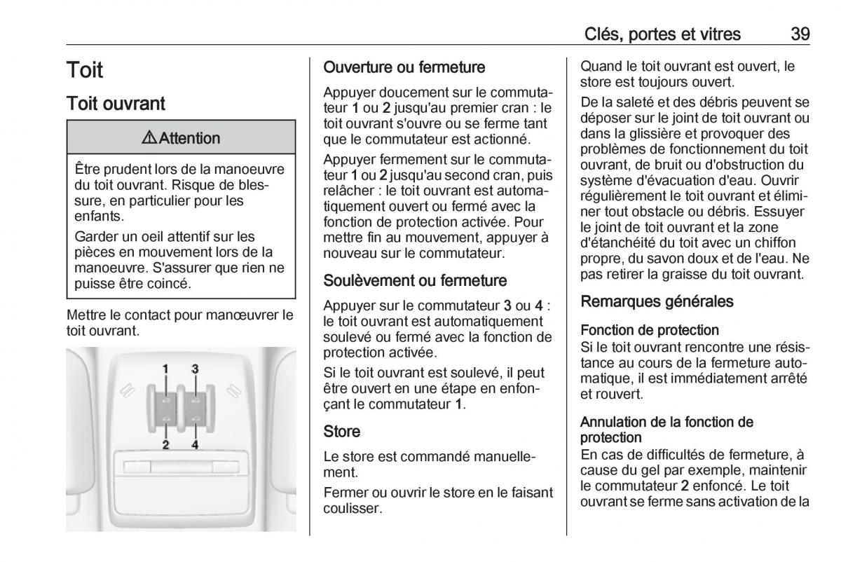 Opel Mokka X manuel du proprietaire / page 41