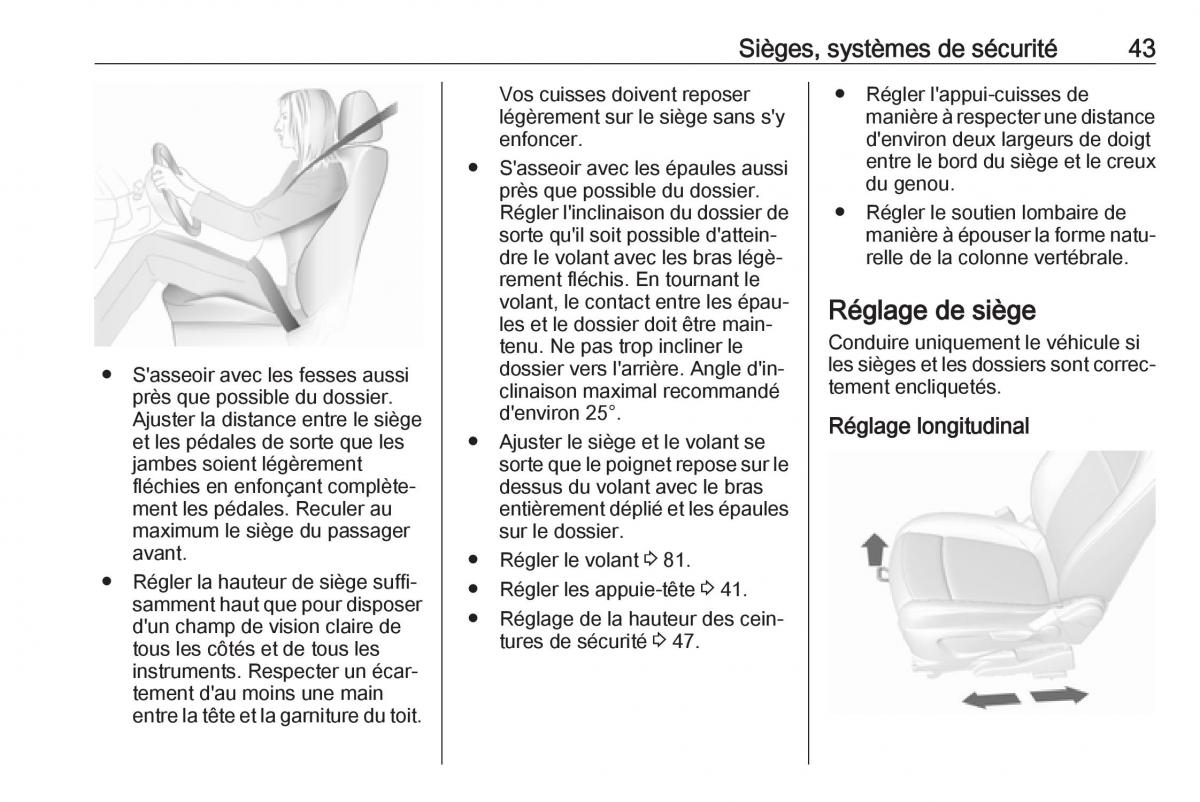 Opel Mokka X manuel du proprietaire / page 45