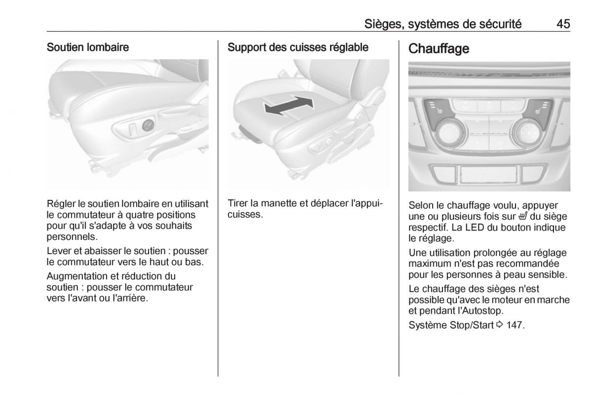 Opel Mokka X manuel du proprietaire / page 47