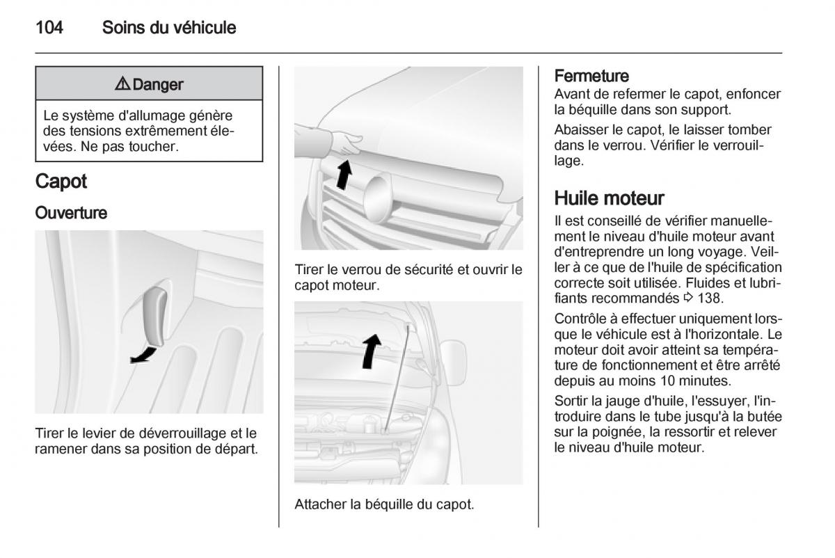 instrukcja obsługi Opel Movano B manuel du proprietaire / page 104