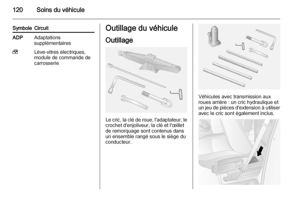 instrukcja obsługi Opel Movano B manuel du proprietaire / page 120