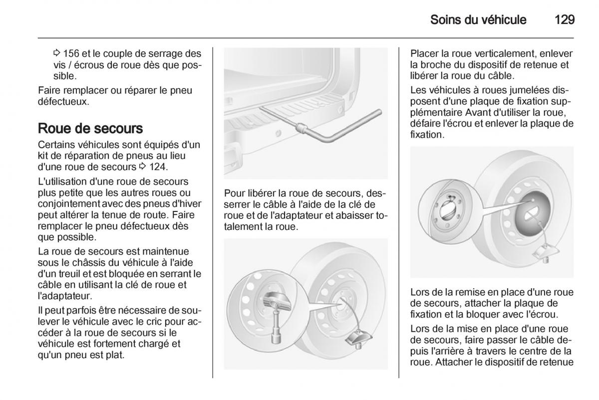 instrukcja obsługi Opel Movano B manuel du proprietaire / page 129