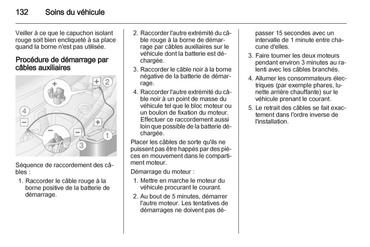 instrukcja obsługi Opel Movano B manuel du proprietaire / page 132