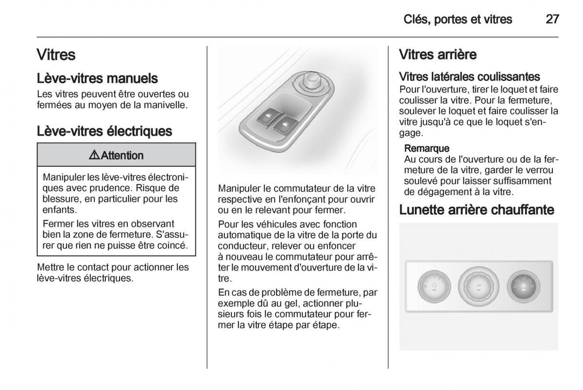 instrukcja obsługi Opel Movano B manuel du proprietaire / page 27