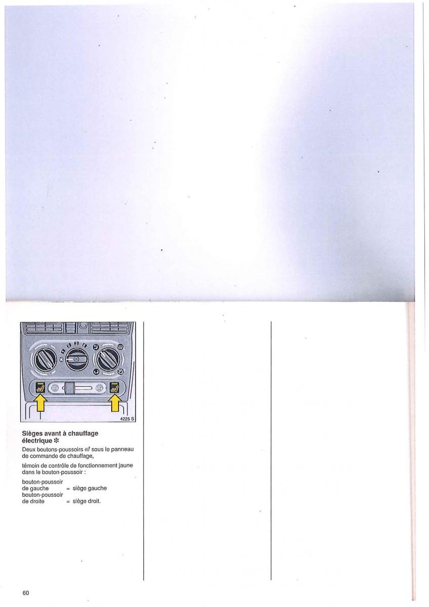 Opel Tigra I manuel du proprietaire / page 60