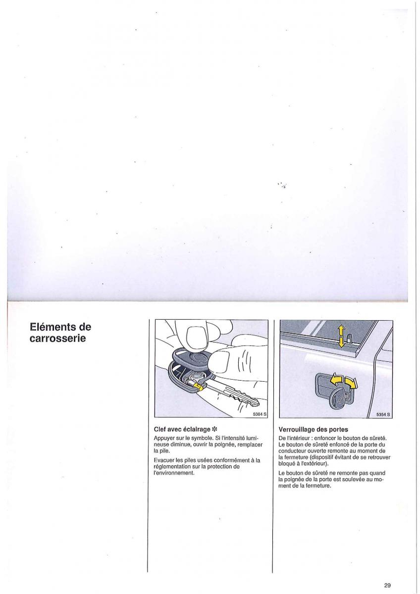 manual Opel Tigra I manuel du proprietaire / page 29