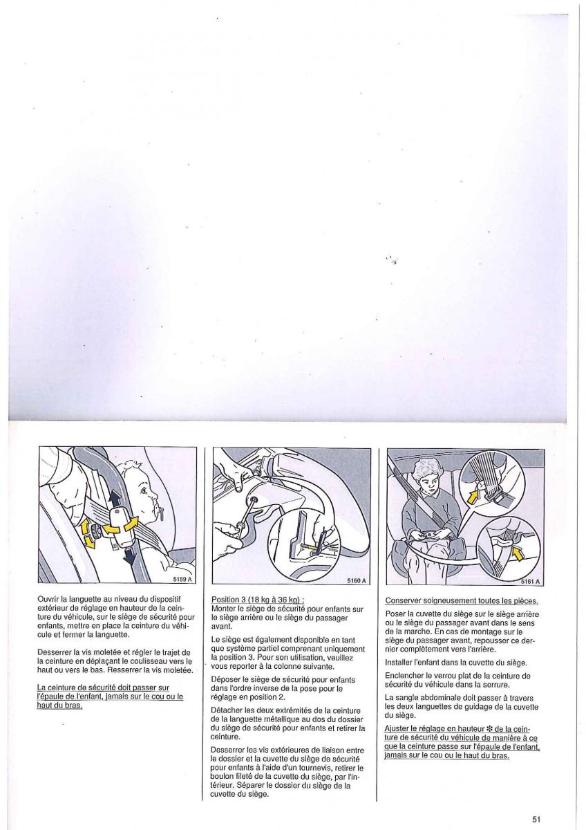 Opel Tigra I manuel du proprietaire / page 51