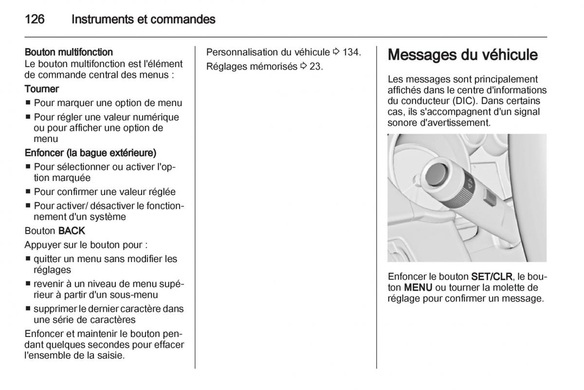 manual Opel Zafira C manuel du proprietaire / page 128