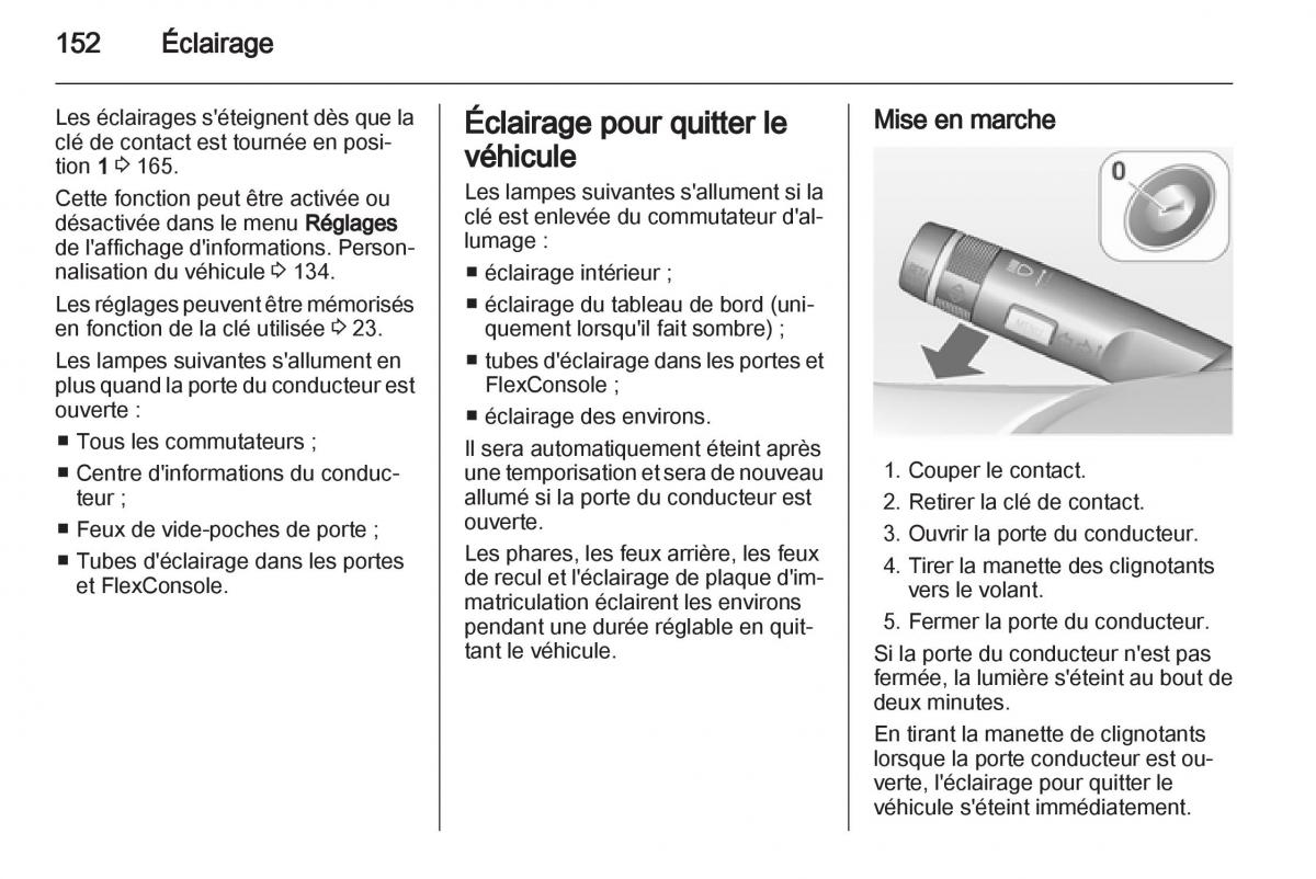 manual Opel Zafira C manuel du proprietaire / page 154