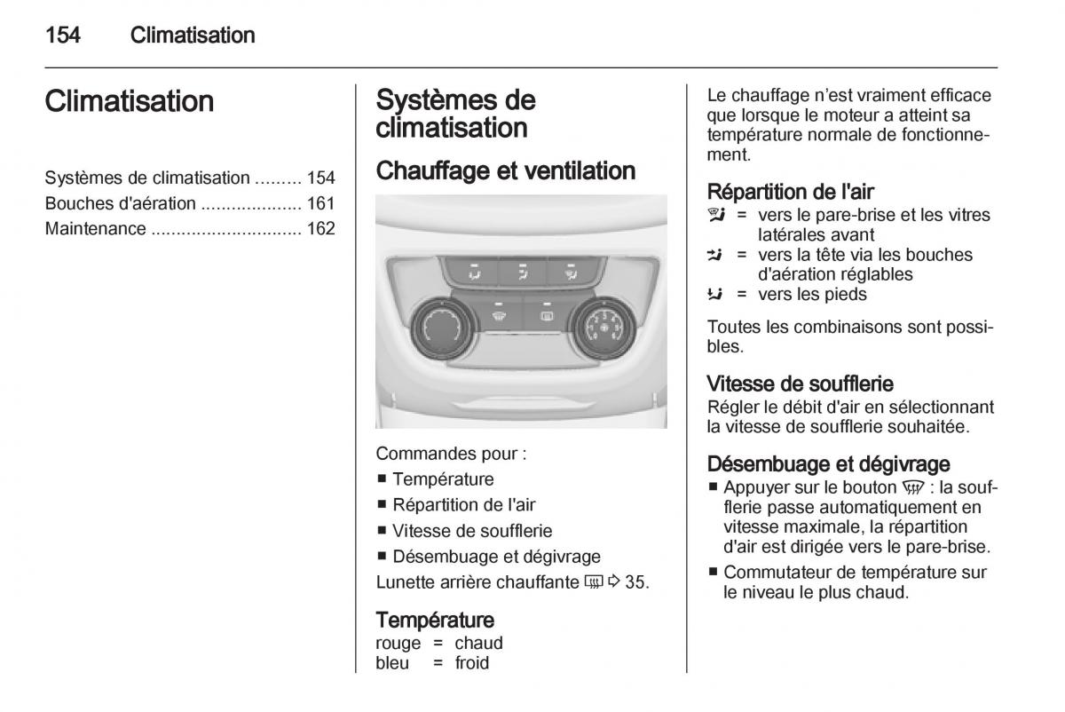 manual Opel Zafira C manuel du proprietaire / page 156