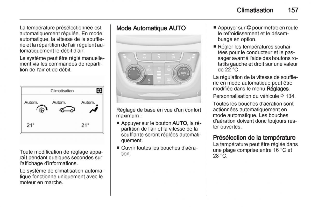 manual Opel Zafira C manuel du proprietaire / page 159