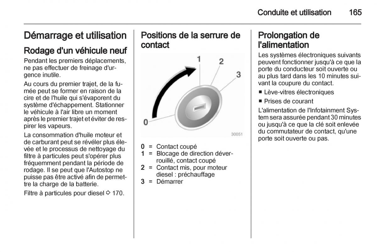 manual Opel Zafira C manuel du proprietaire / page 167