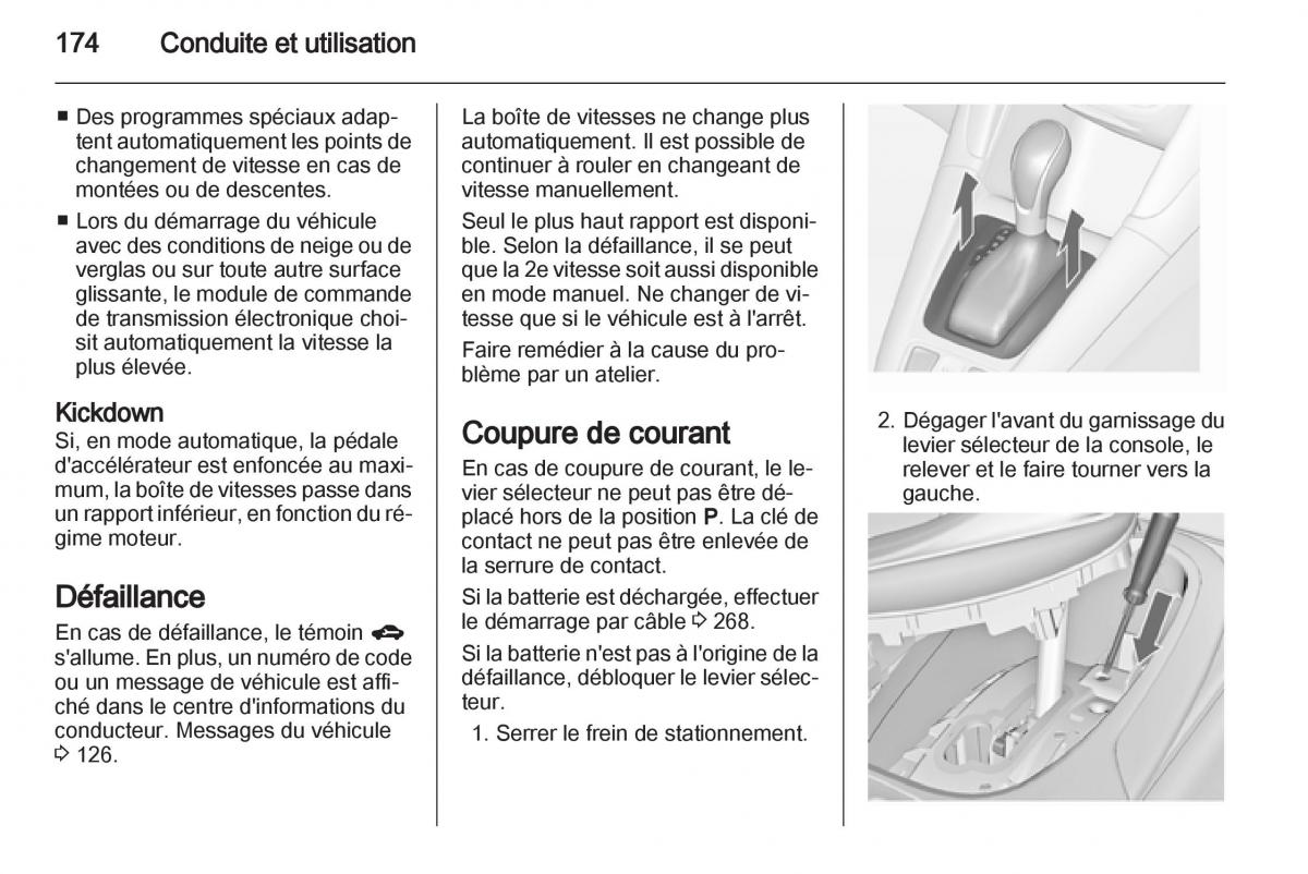 manual Opel Zafira C manuel du proprietaire / page 176