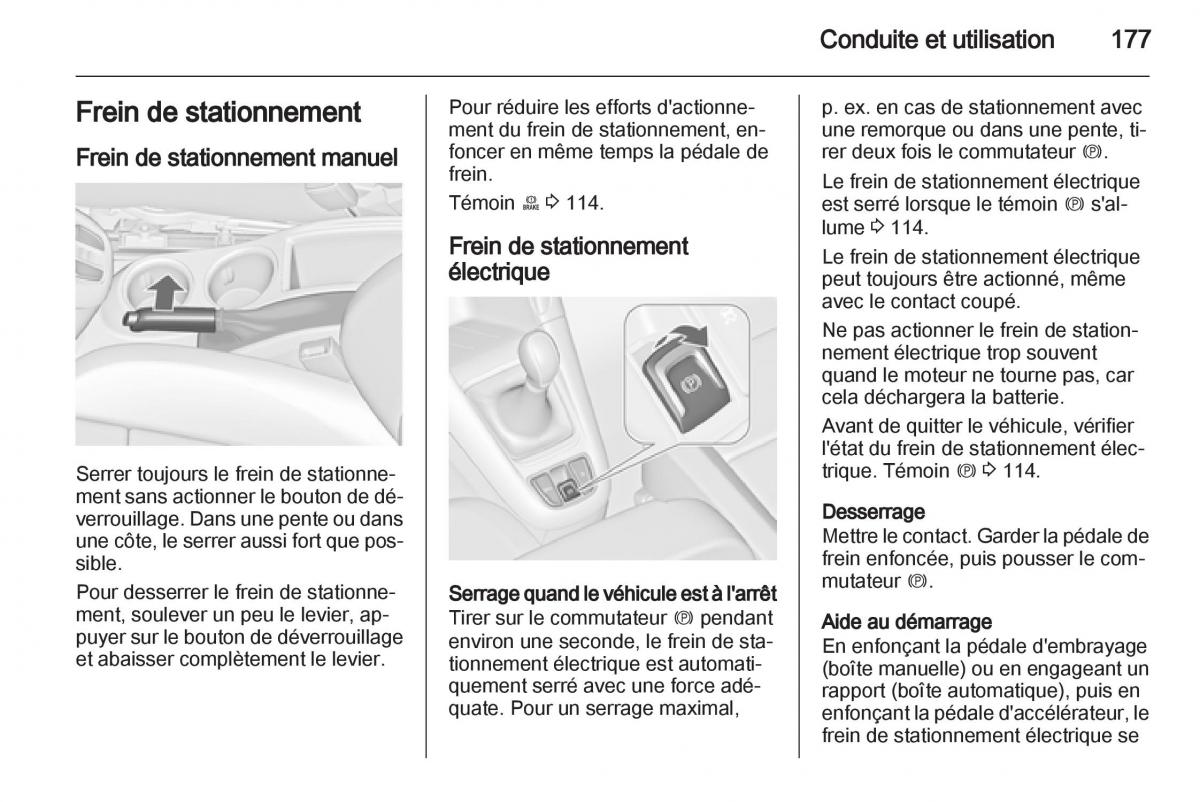 manual Opel Zafira C manuel du proprietaire / page 179