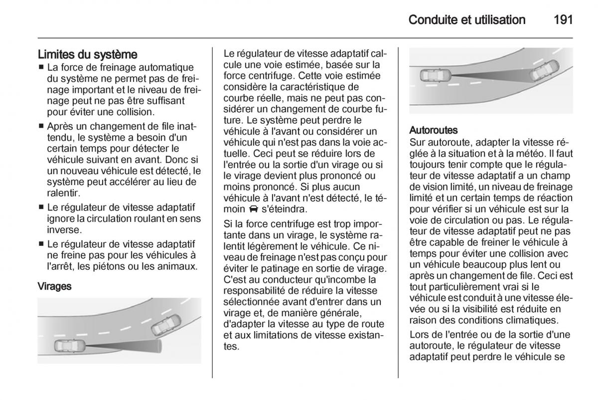 manual Opel Zafira C manuel du proprietaire / page 193