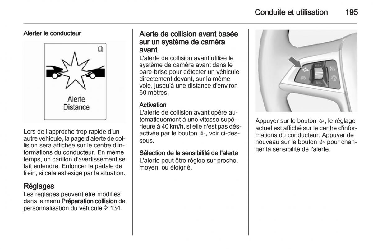 manual Opel Zafira C manuel du proprietaire / page 197