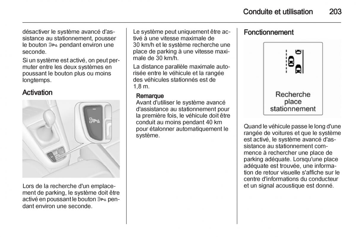 manual Opel Zafira C manuel du proprietaire / page 205