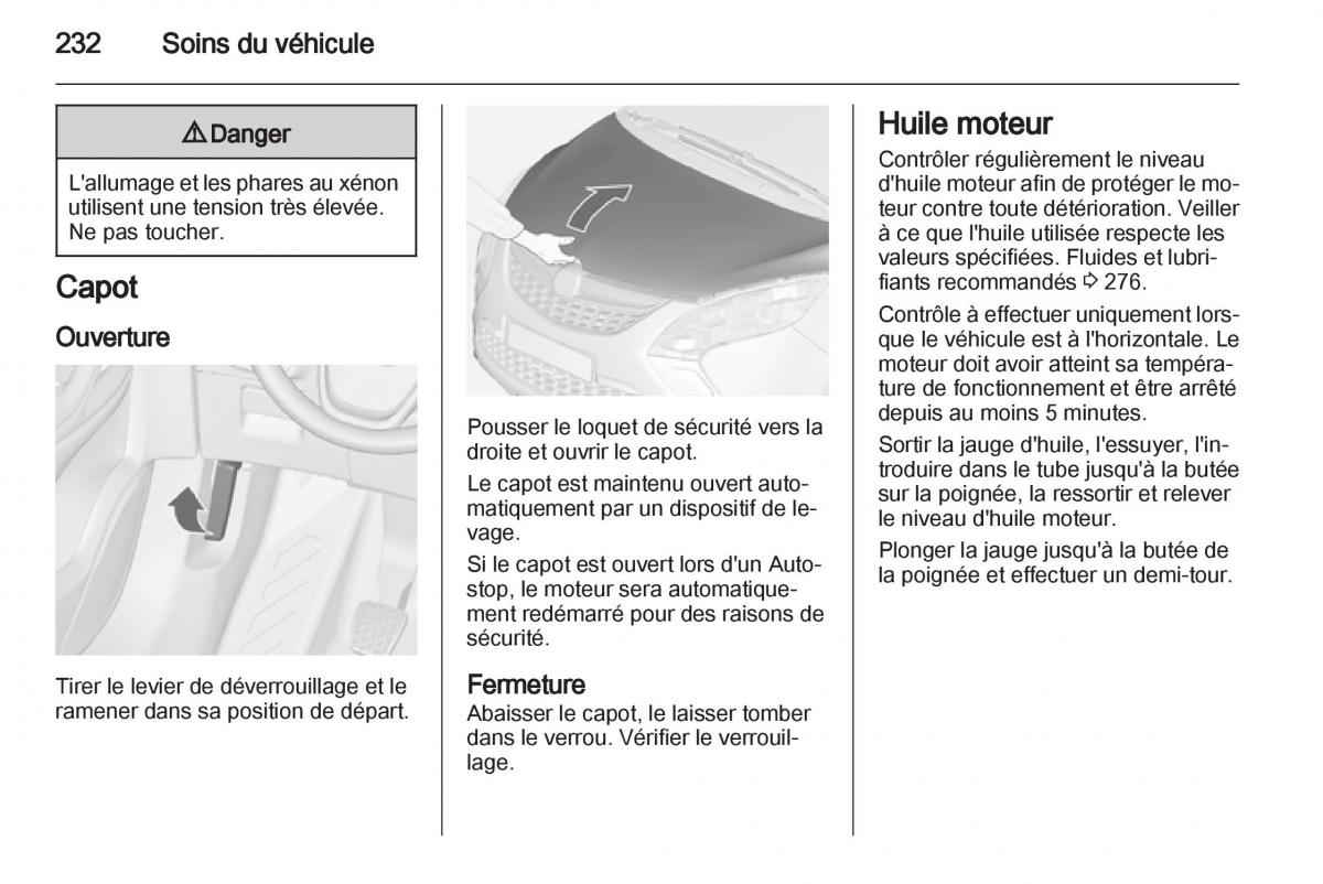 manual Opel Zafira C manuel du proprietaire / page 234
