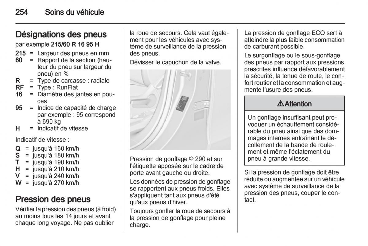 manual Opel Zafira C manuel du proprietaire / page 256