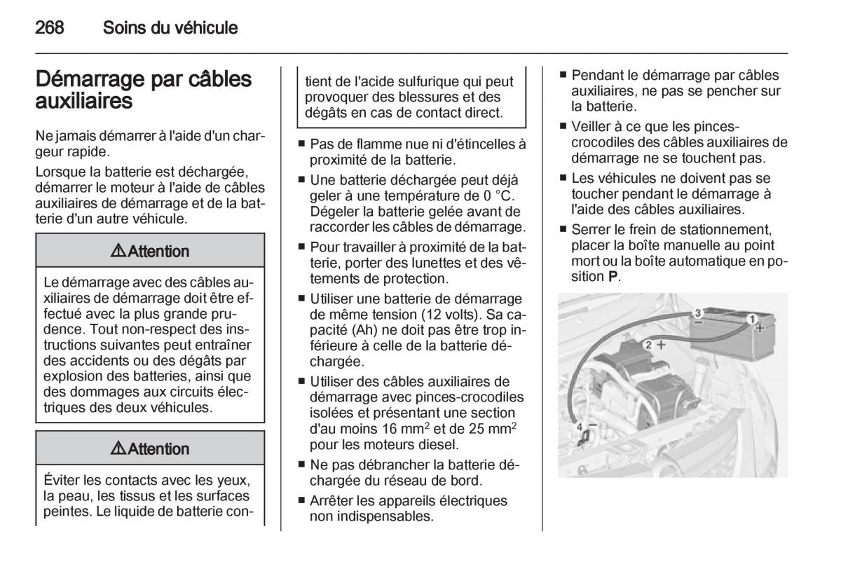 manual Opel Zafira C manuel du proprietaire / page 270