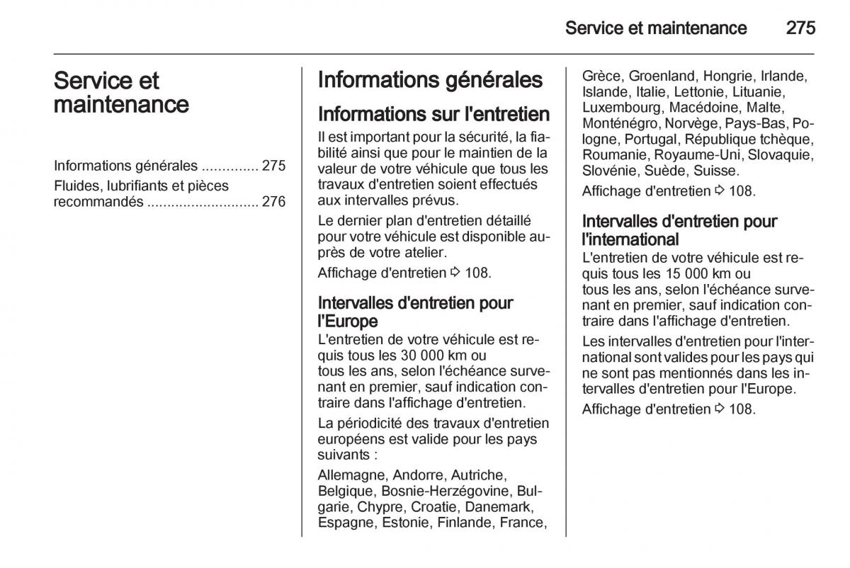 manual Opel Zafira C manuel du proprietaire / page 277