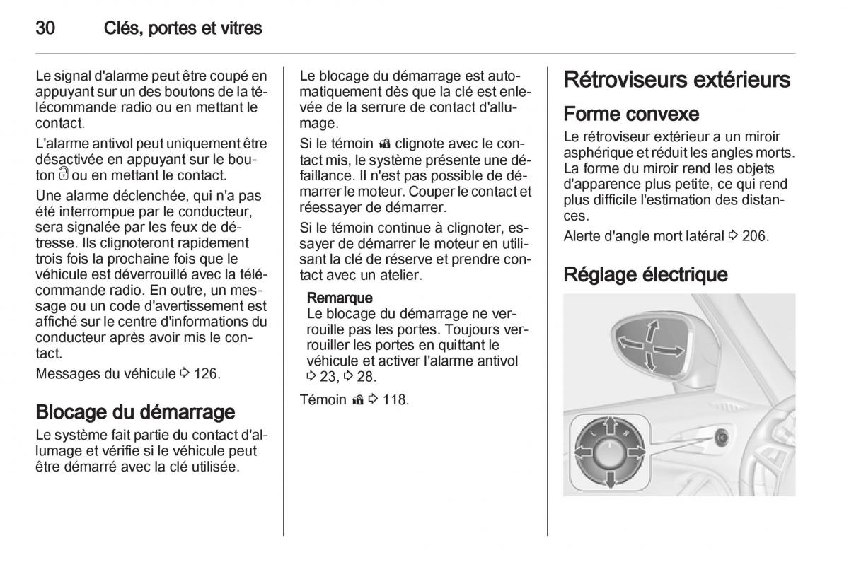 manual Opel Zafira C manuel du proprietaire / page 32