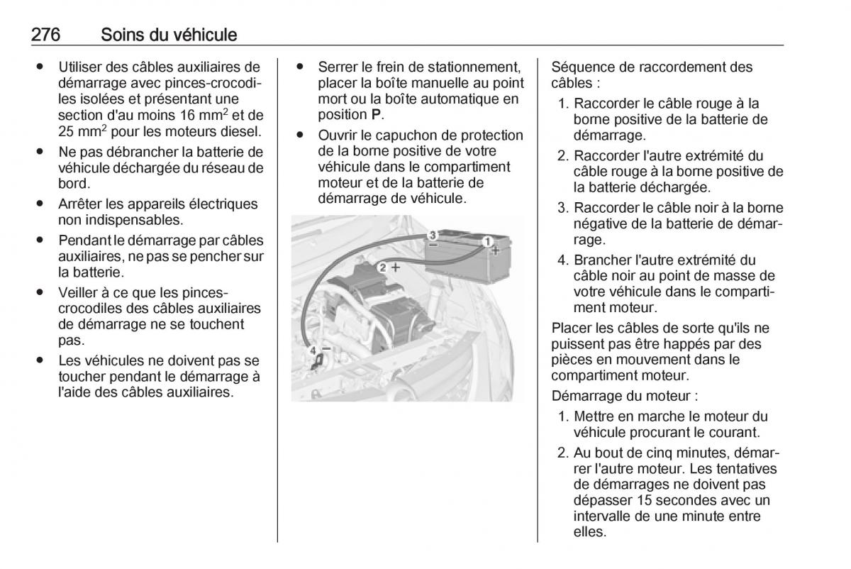 manual  Opel Zafira C FL manuel du proprietaire / page 278