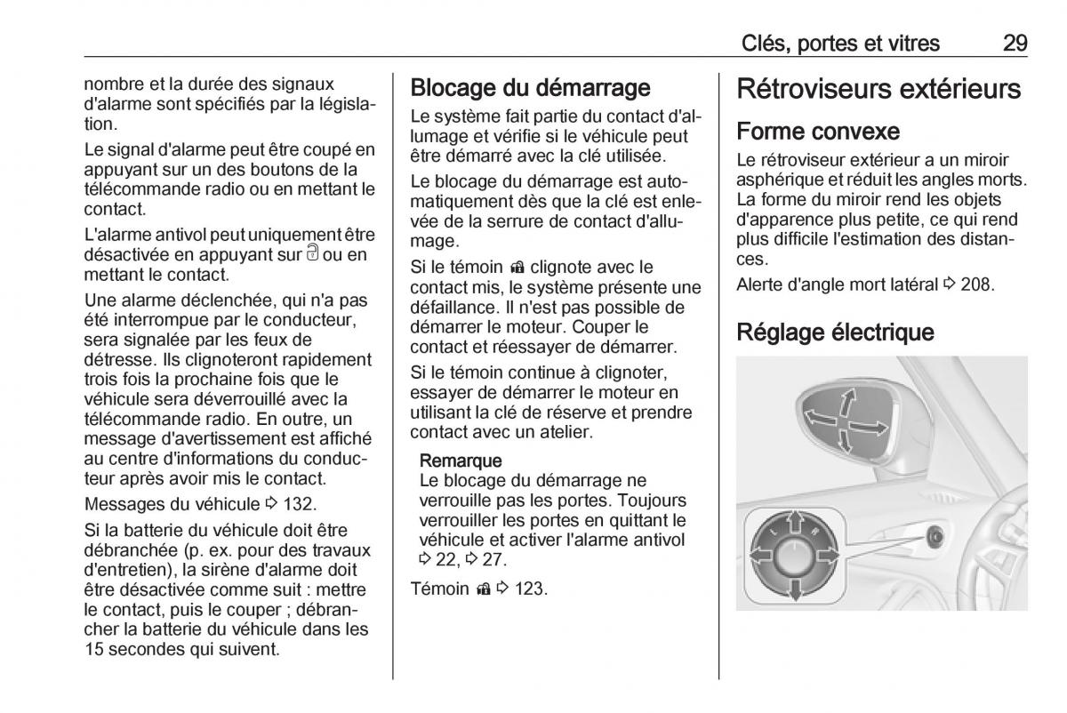 manual  Opel Zafira C FL manuel du proprietaire / page 31