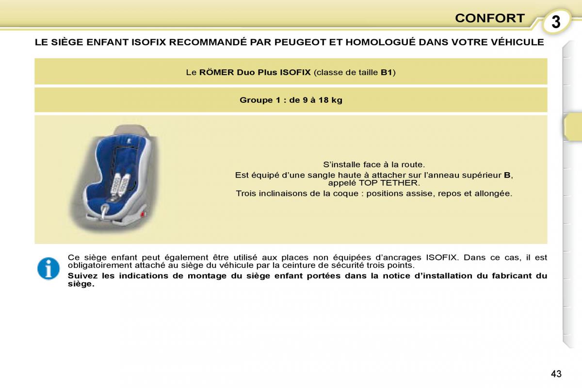 Peugeot 107 manuel du proprietaire / page 41