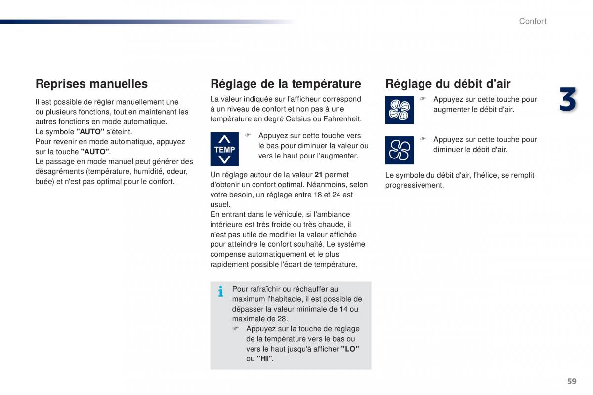 Peugeot 108 manuel du proprietaire / page 61